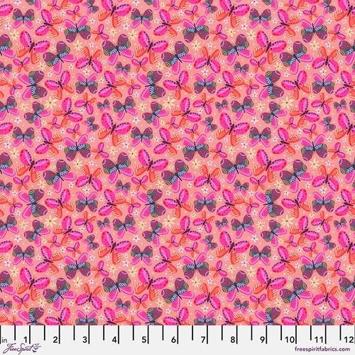 Magic Friends by Mia Charro for FreeSpirit - Butterflies PWMC021.XPINK