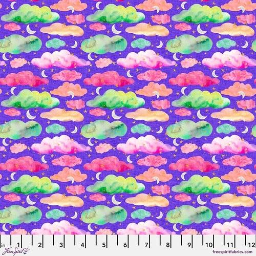 Magic Friends by Mia Charro for FreeSpirit - Magic Sky PWMC027.XVIOLET
