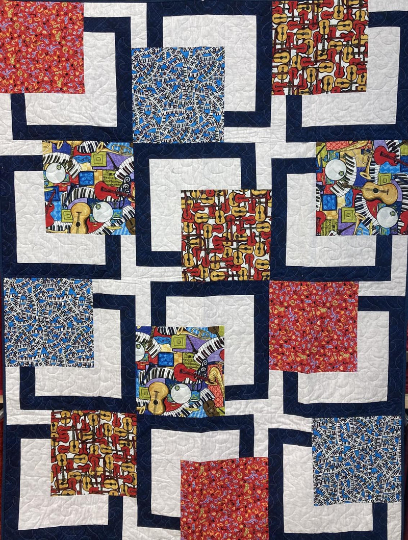 Make Music QUILT (FINISHED) - 53" x 70"