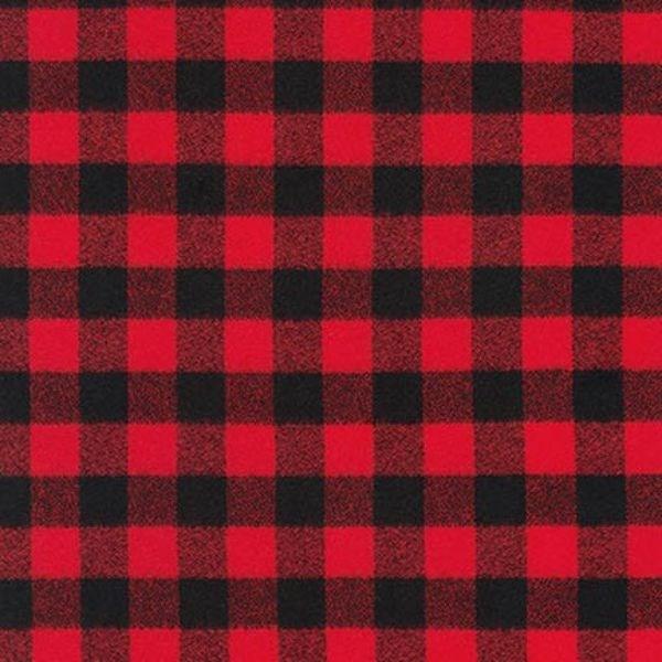 Mammoth Flannel by Robert Kaufman Fabric - 16944-3 Red