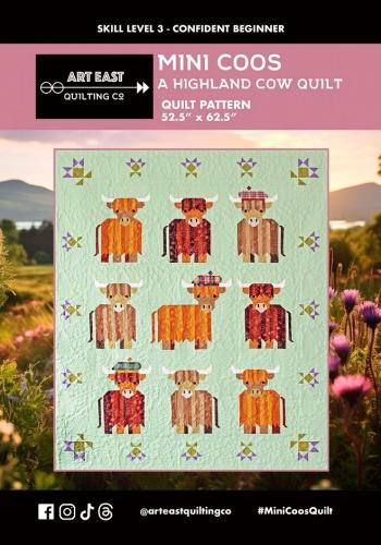 Mini Coos Quilt Pattern by Art East Quilting Co - 32 pgs AEMC1123
