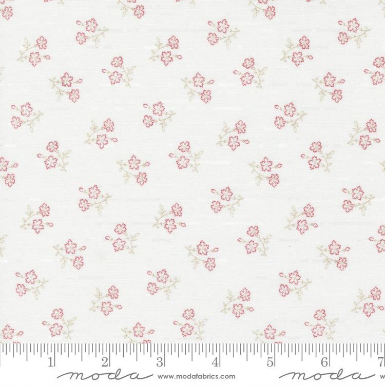 Mix It Up by Moda - Ditsy Floral Off White Red 33707-21