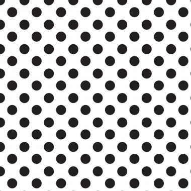 Mixology Prep by Camelot Fabrics - Lg Dots Black on White 21005-0002
