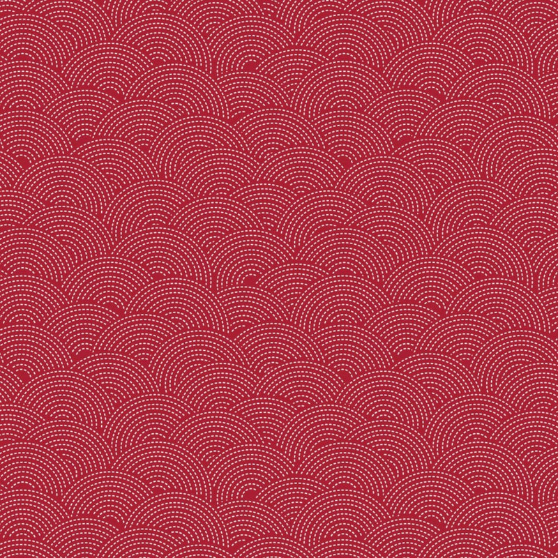 Mixology by Camelot Fabrics - Sashiko Crimson 21008-00961