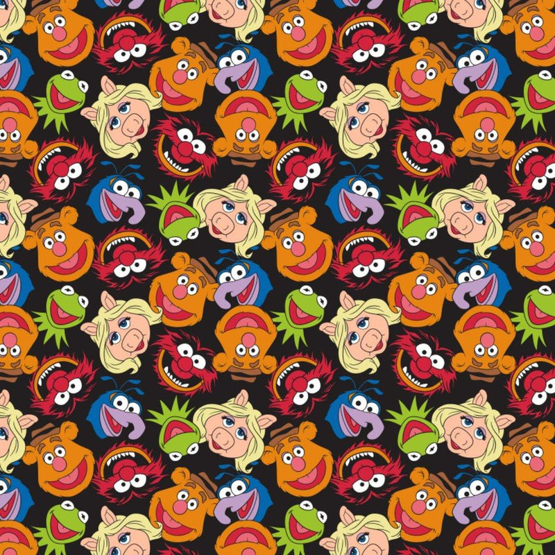Muppets Printed Flannel by Camelot - 85320107B-Multi