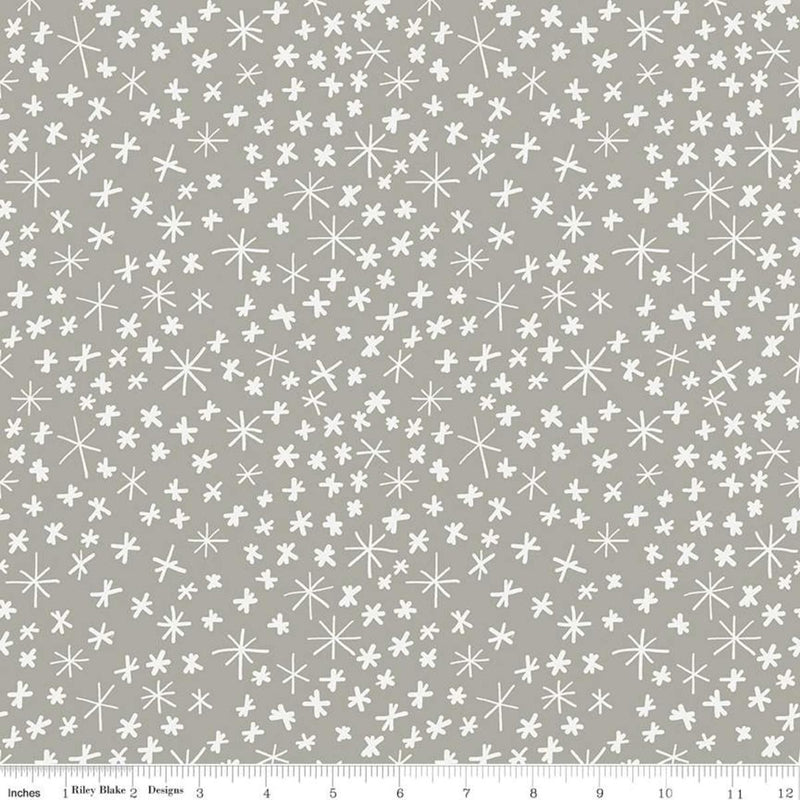 Nice Ice Baby by Riley Blake - Snowflakes Gray RBC11604-GRY