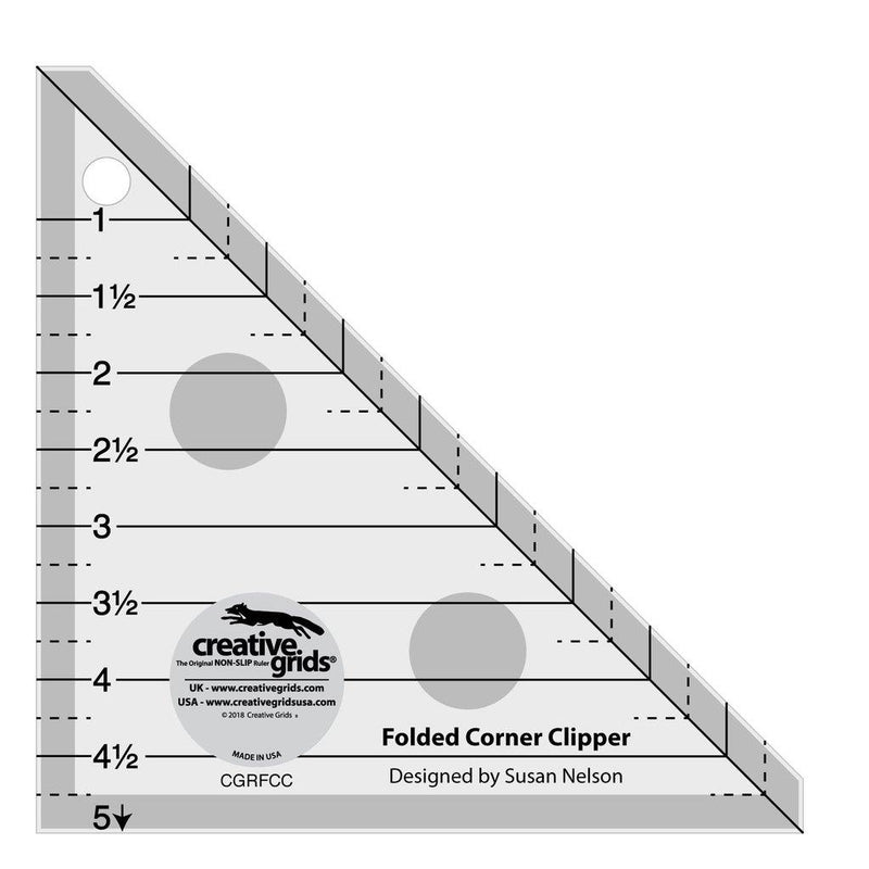 Non-Slip Folded Corner Clipper - Reg -  Creative Grids - CGRFCC