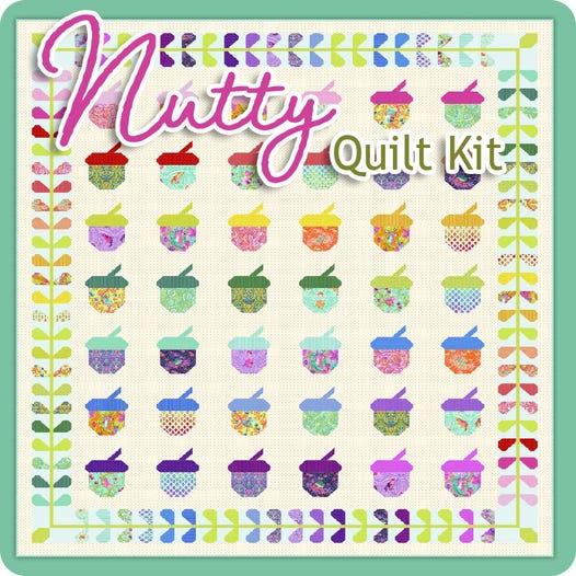 Nutty Quilt Kit - Tiny Beasts - (75" x 87")