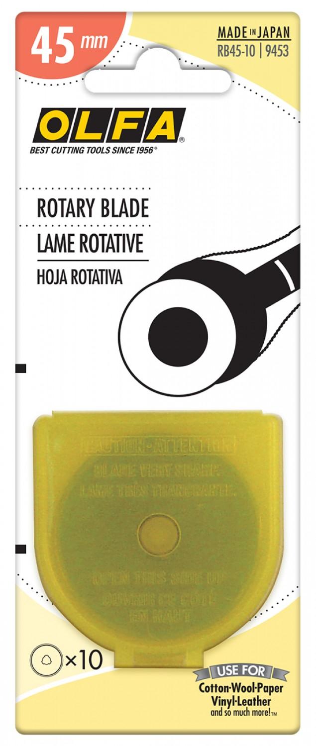 OLFA Rotary Blade 45mm 10ct - RB45-10