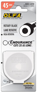OLFA Rotary Blade 45mm 2pc - Endurance RB45H-2