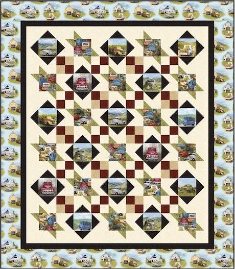 Old Friends PATTERN by Pinetree Country 60" x 69" PT1749