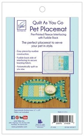 Quilt as you Go Pet Placemat - Cat - by Jun Tailor Inc - JT-1439