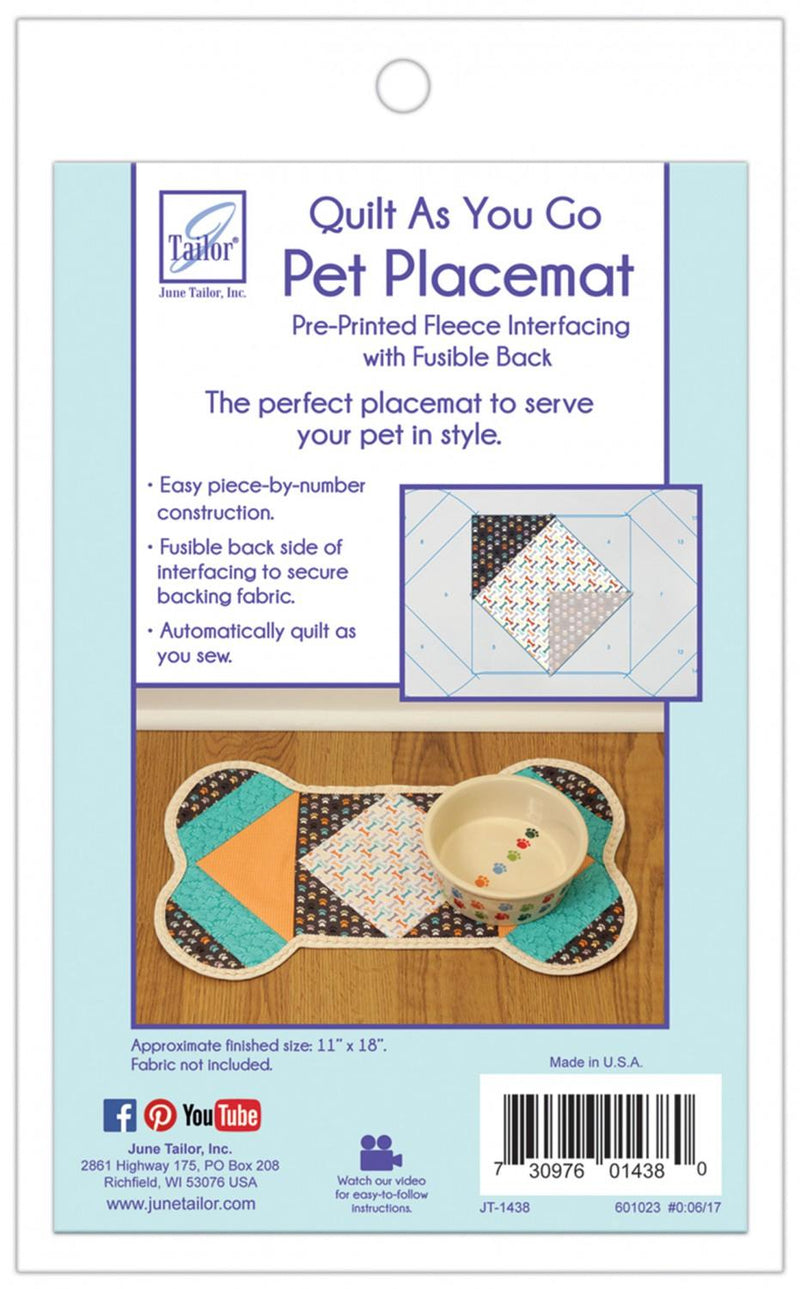 Quilt as you Go Pet Placemat - Dog -  by Jun Tailor Inc - JT-1438