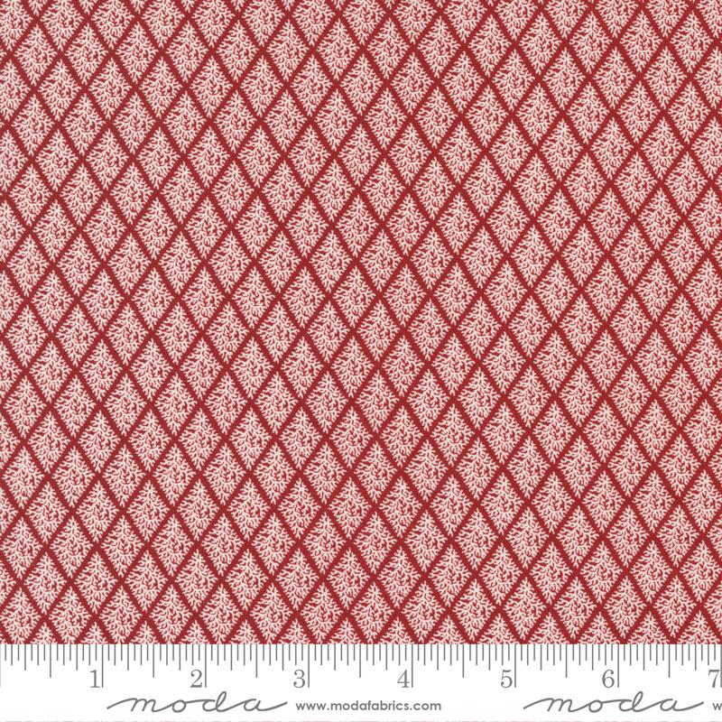 Red and White Gatherings by Moda - Crimson 49196-14