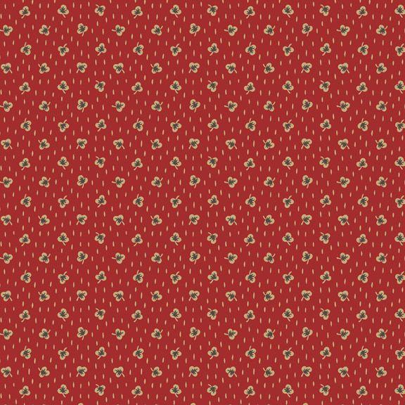 Repro Red by Marcus Fabrics - Polly's Posy Red R3116