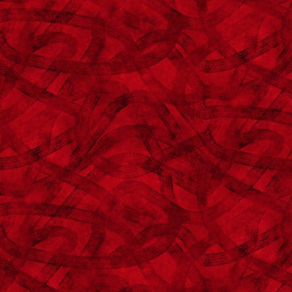 Ride Free by QT Fabrics - Tire Tracks on Red 28774-R