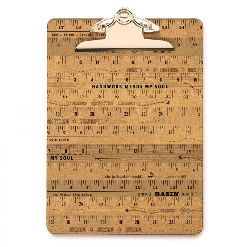 Ruler Clip Board by Stacy West - 9" x 12.5"