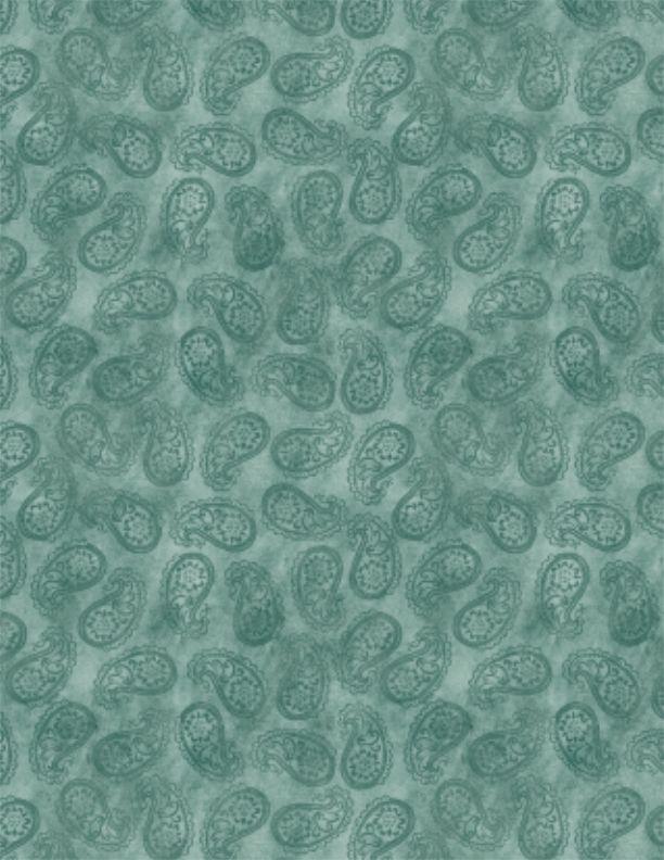 Savor the Gnoment by Wilmington - Paisley Teal 39723-444