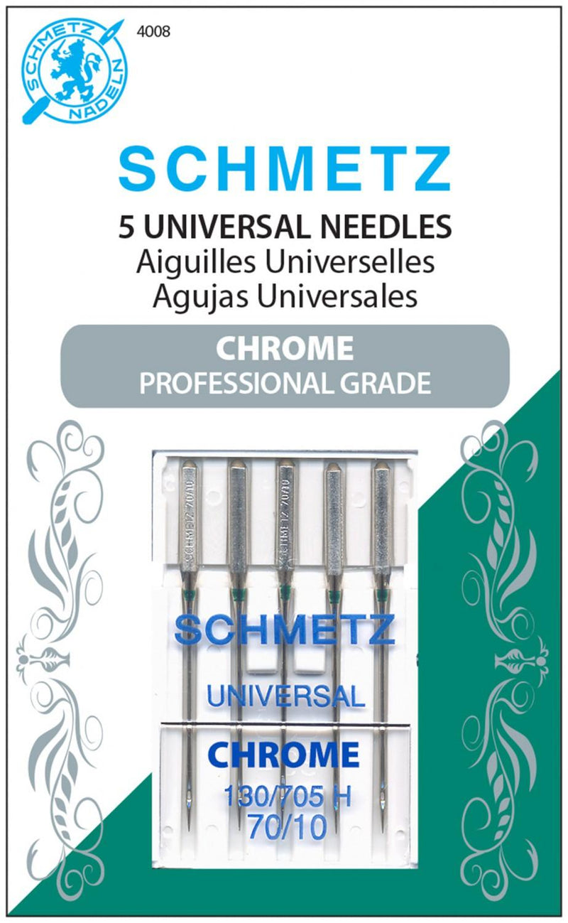 Schmetz Chrome Universal Needles - 70/10 (5pc) 4008