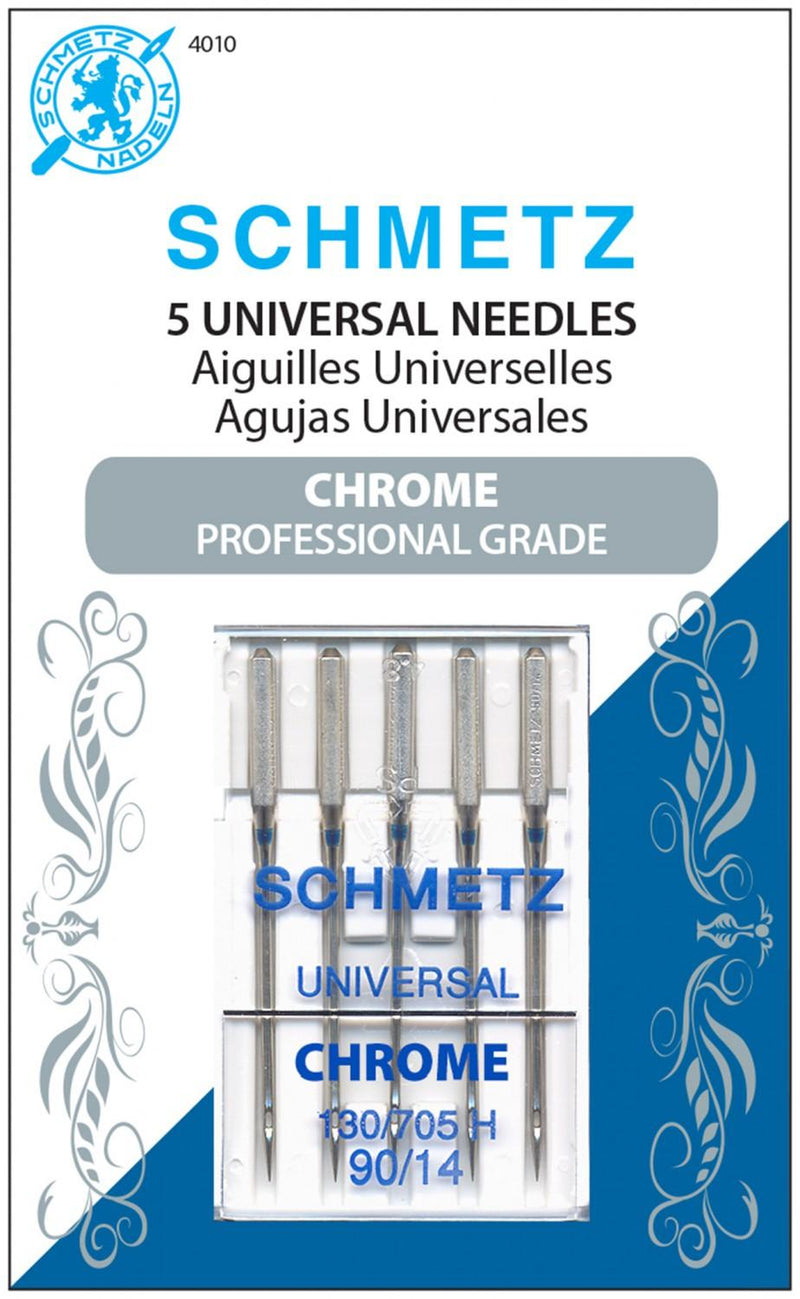 Schmetz Chrome Universal Needles - 90/14 (5pc) 4010