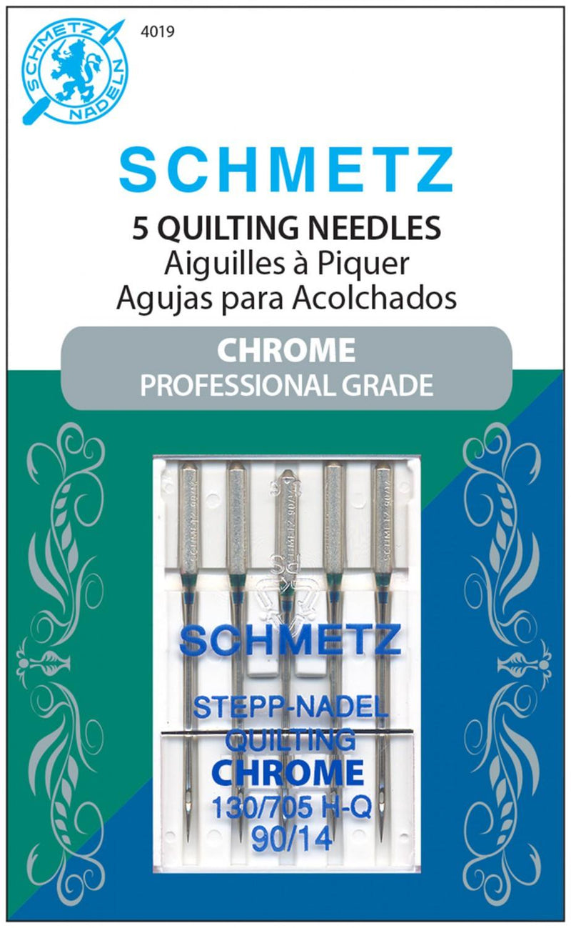 Schmetz Machine Needles Chrome Quilting - 90/14 (5pc) 4019