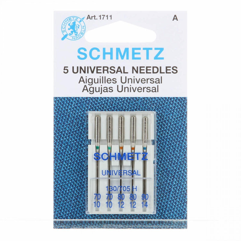 Schmetz Universal Needles - 70/10, 80/12, 90/14 (Assorted 5pc)