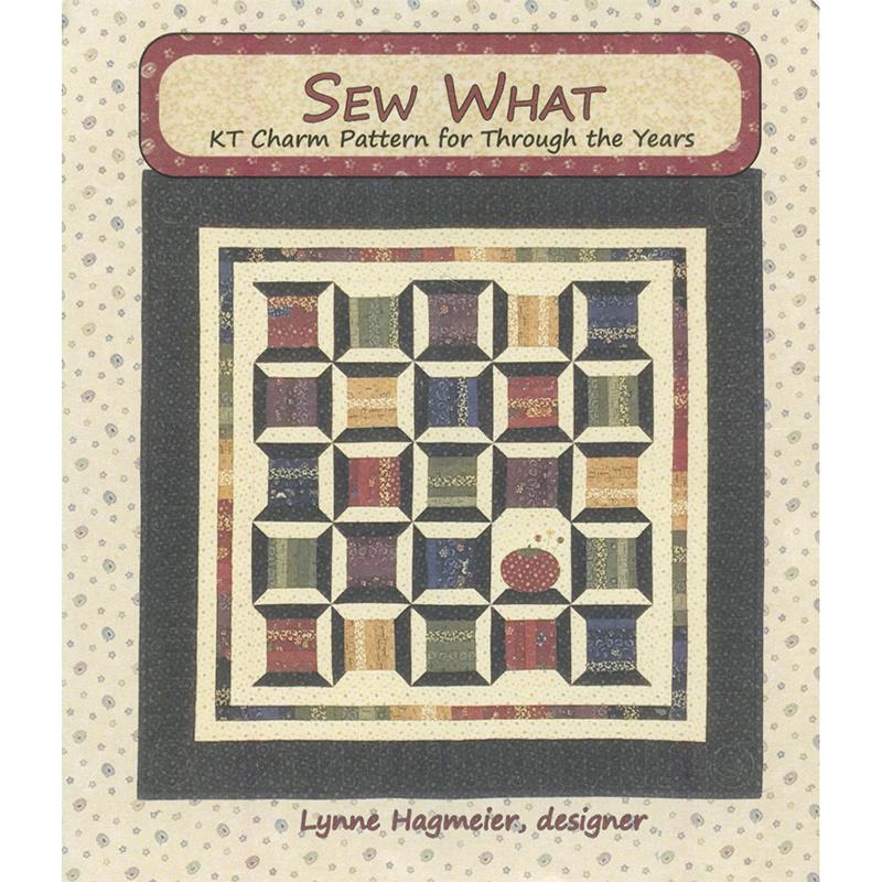 Sew What Charm Quilt Pattern by Lynne Hagmeier (31" x 31")