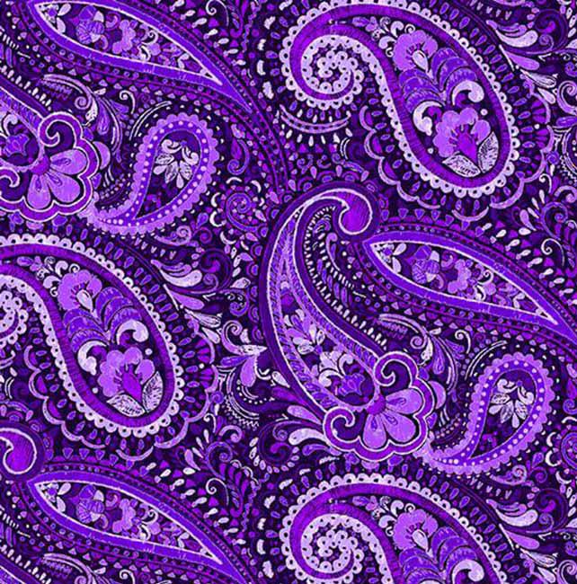 Shelby WIDEBACK 108" by Blank Quilting - Paisley Purple 1738-55