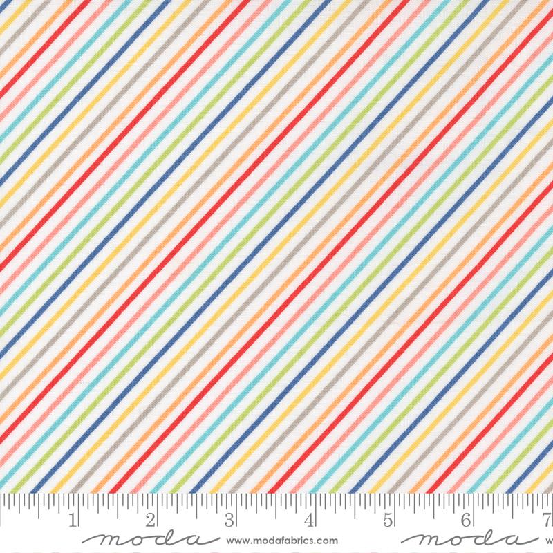 Simply Delightful by Sherri & Chelsi for Moda - Stripes Multi 37646-11