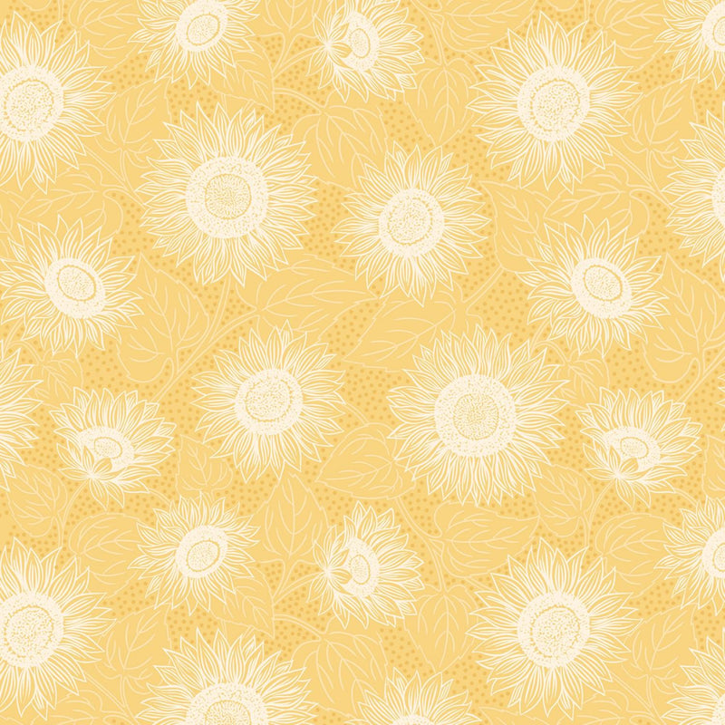 Sunflowers by Lewis & Irene - Pale Yellow Sunflowers A745-1