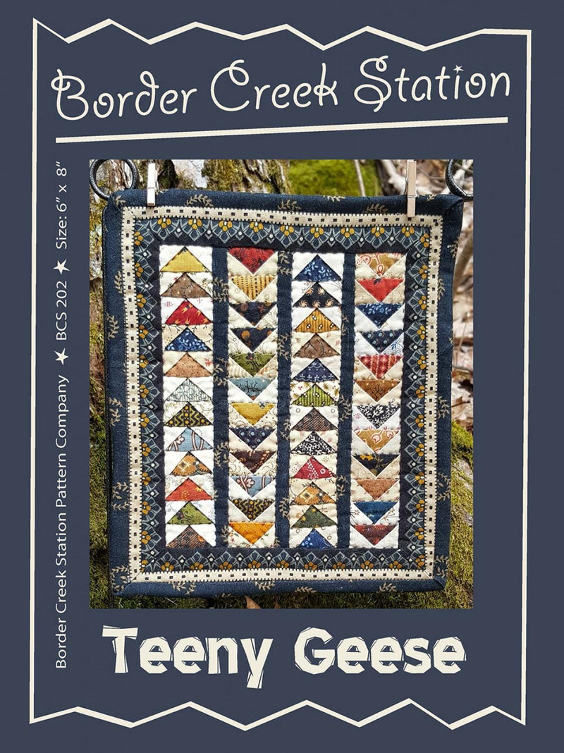 Teeny Geese Pattern by Border Creek Station (6" x 8") BCS202