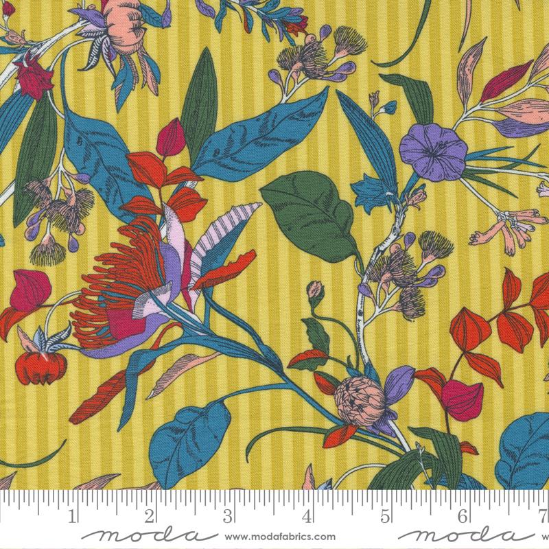 The Lookout by Moda - Australian Floral on Maize 18210-16