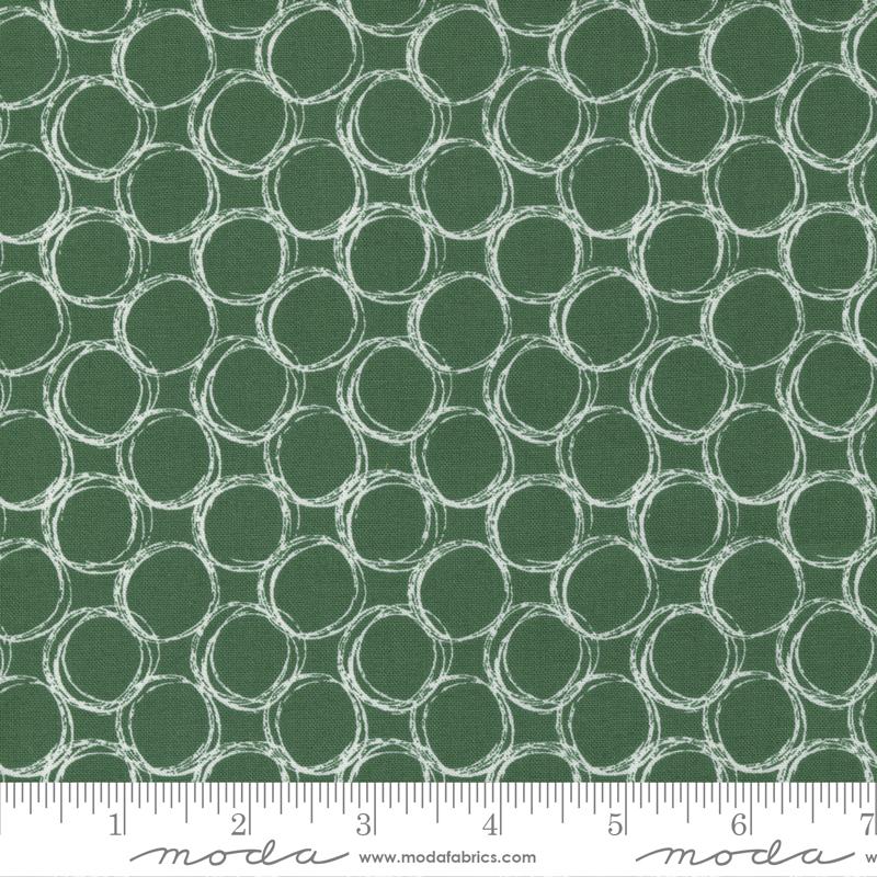 The Lookout by Moda - Lrg Dots Circles Dill 18213-24
