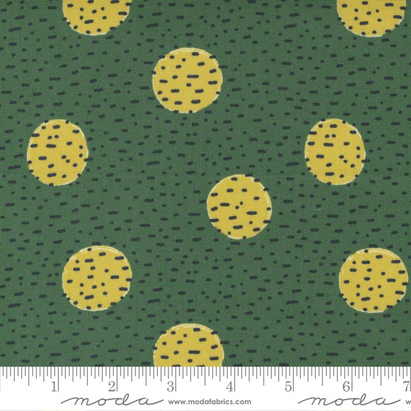 The Lookout by Moda - Lrg Dots on Green 18212-25 Dill