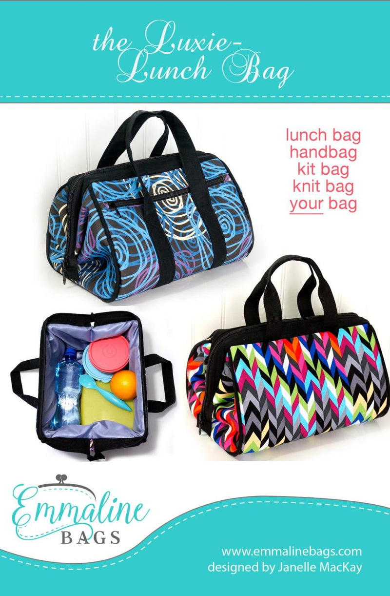 The Luxie Lunch Bag by Janelle MacKay for Emmaline Bags- EMMB-111