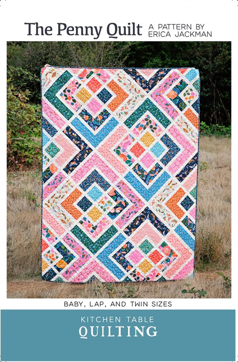 The Penny Quilt Pattern by Kitchen Table Quilting (multi sizes) KTQ144