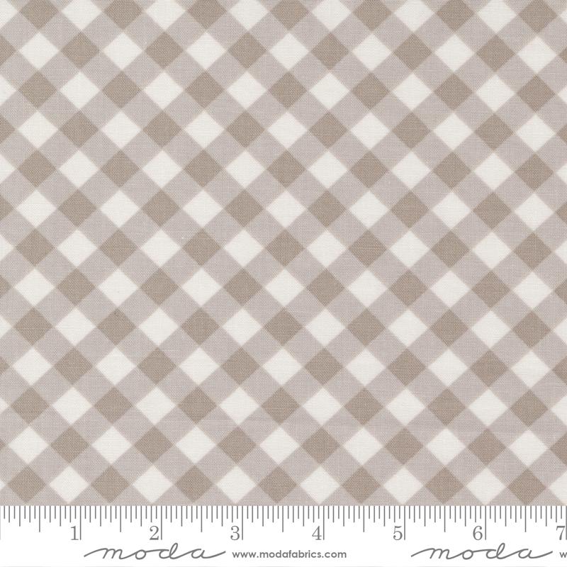 The Shores by Moda - Gingham Plaid Pebble 18745-14