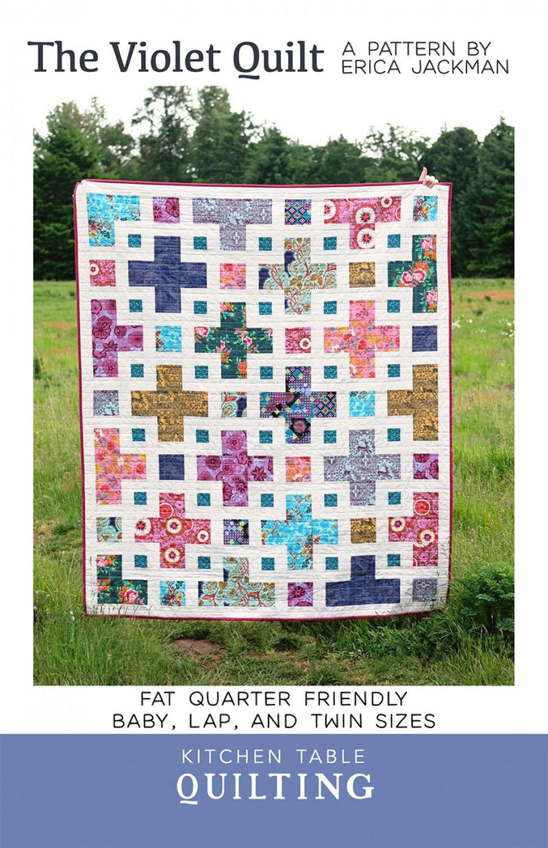 The Violet Quilt Pattern by Kitchen Table Quilting (multi sizes) KTQ126
