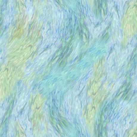 Unicorn Mystique by QT Fabrics - Watercolor Blender Turquoise 29213-P