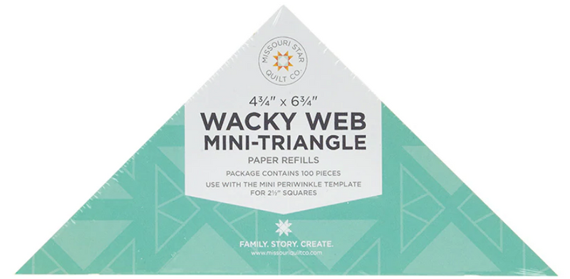 Wacky Web MINI Paper Refill Triangles by MSQC (for 2.5" SQ, 100pc) - NOT5537