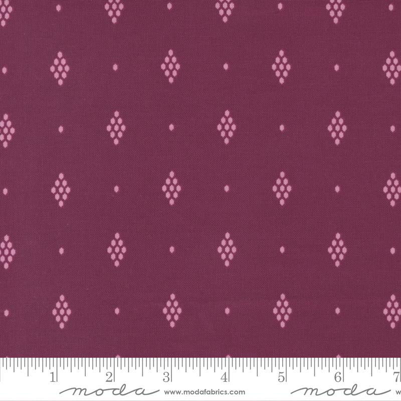 Wild Meadow by Sweetfire Road for Moda - Honeycomb on Boysenberry 43136-18