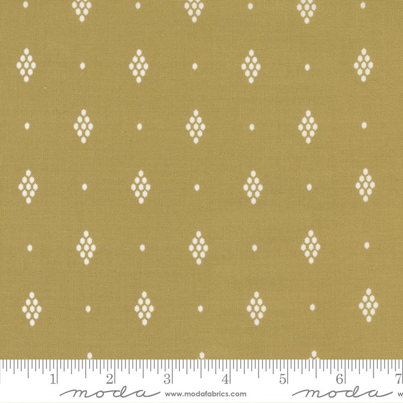 Wild Meadow by Sweetfire Road for Moda - Honeycomb on Bronze 43136-12