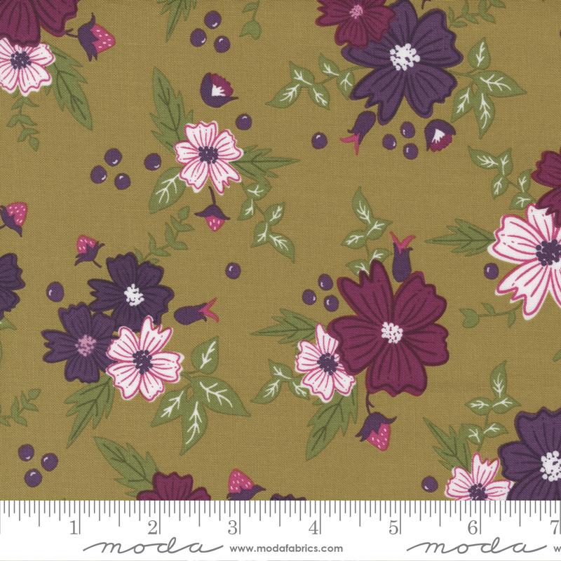 Wild Meadow by Sweetfire Road for Moda - Large Floral Bronze 43130-12