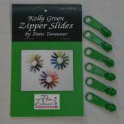 Zipper Slides by Pam Damour - 6 sliders- KELLY- ZIP/KL